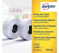 AVERY Zweckform Etiquettes pour étiqueteuses de prix 26 x 16 mm 10 rouleaux de 1.200 étiquettes