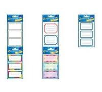 Avery - zweckform etiquettes pour livres design z bordure multicolore en papier inscriptible contenu: 3 planches à 2 étiquette G