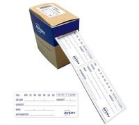 AVERY Zweckform ETITEMOIN.DE Étiquettes d'échantillons de rappel pour aliments HACCP (98 x 40 mm, 300 autocollants pré-imprimés amovibles)