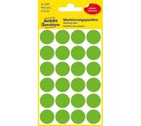 Avery – Étui de 96 pastilles enlevables – Diamètre 18 mm – Vert