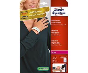 Avery Zweckform Event Bandes Laser Blanc