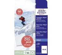 Avery Papier photo jet d'encre Classic C2570-100 10 x 15 cm 180 g/m² Brillant 100 feuilles