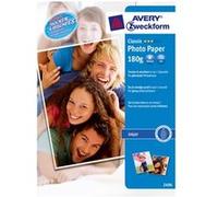 Avery Papier photo Classic Photo Paper Inkjet 2496 A4 180 g/m² 100 feuilles brillant