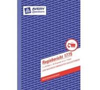 Avery Zweckform 1775 réalisateur Rapport (A5, autocopiant, 2 x 40 feuilles) Blanc/Jaune