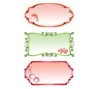 Avery zweckform haushaltsetiketten fruits, rouge, vert-lot de 6