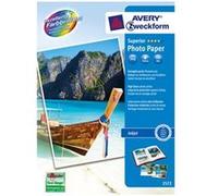 Avery Zweckform - Haute-brillance - blanc - A4 (210 x 297 mm) - 200 g/m² - 50 feuille(s) papier photo G