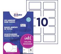 Avery-Zweckform J4785-20 Porte-badge (l x H) 80 mm x 50 mm 200 pc(s)