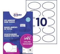 Avery-Zweckform J4882-20 Porte-badge (l x H) 85 mm x 50 mm 200 pc(s)