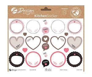 AVERY Zweckform Jam Labels 54548 4004182545485 Lot de 44 autocollants faits maison (autocollants sur feuille A5, étiquettes adhésives inscriptibles pour confiture, cartes, lettres, cadeaux)