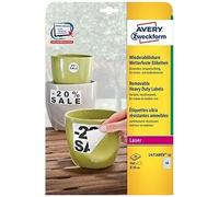 Avery Étiquettes plastiques L4716REV Ø 30 mm film blanc décollables 960 pièces