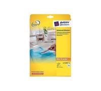Avery Étiquettes L4736 – Auto-adhésif amovible, blanc, 45,7×21,2 mm, 480 étiq. (10×48)
