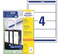 Avery-Zweckform Etiquette pour classeur L4761-100 61 x 192 mm papier blanc fixation permanente 400 pc(s)