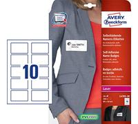 Avery Zweckform L4785-20 étiquette auto-collante Blanc Rectangle aux angles arrondis Amovible 200 pièce(s) - Étiquettes auto-collantes (Blanc, Rectangle aux angles arrondis, Amovible, DIN A4, 120 g/m², Laser/a jet d'encre)