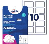 Avery Zweckform L4785-20, étiquettes de nom, 80 x 50 mm, 120 g/m², 200 étiquettes / 20 feuilles