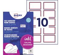 Avery-Zweckform L4786-20 Porte-badge (l x H) 85 mm x 50 mm 200 pc(s)
