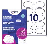 Avery-Zweckform L4882-20 Porte-badge (l x H) 85 mm x 50 mm 200 pc(s)