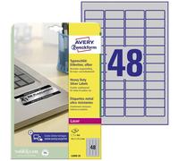 Avery-Zweckform L6009-20 Etiquette plaques signalétiques 45.7 x 21.2 mm film de