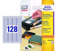 Avery Zweckform L6020REV-25 Paquet de 25 feuilles d'étiquettes repositionnables pour média 43,2 x 8,5 mm (Import Allemagne)