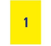 Avery Zweckform L6111-8 - Polyester - adhésif permanent - jaune - A4 (210 x 297 mm) 8 étiquette(s) (8 feuille(s) x 1) étiquettes G