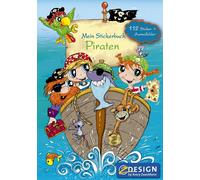AVERY Zweckform Livre de jeu d'autocollants DIN A5 Pirate 112 autocollants + coloriages