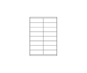 AVERY ZWECKFORM Lot de 3 OFFICEs STAR Boite de 1600 étiquettes multi-usage blanches 105X35mm OS43423