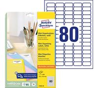 Avery Zweckform Lot de 4725 mini étiquettes 35,6 x 16,9 mm (Blanc) (Import Allemagne)