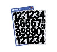 AVERY Zweckform Lot de 48 étiquettes numérotées (0-9 25 mm, film résistant aux intempéries)