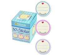 Avery Zweckform Lot De 50 Sticker Zdesign Sur Rouleau "Homemade" Rond