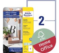 AVERY Zweckform LR4761-10 Recycled Folder Spine Labels (40 Spine Labels, 61 x 19