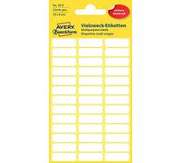 Avery Zweckform Mini étiquettes d'organisation 3073 (234 Stück, 20 x 8 mm) 6 Blatt weiß