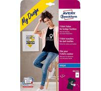 AVERY Zweckform My Design Film transfert T-shirt DIN A4 textiles de couleur 8 pièces