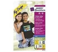 Avery Film de transfert pour textiles DIN A4 (210 x 297 mm) couleur 8 feuilles