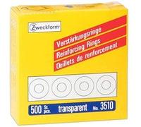 Avery Zweckform 3508 anello di supporto (diametro di 13 mm) 500 Stück transparent, 500 Pezzi