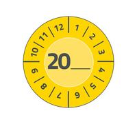 AVERY Zweckform Pack of 80 Test Badges 20 (with Year to Enter Yourself, Durable,