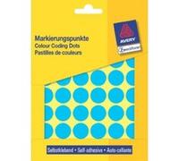 Avery Zweckform Pastilles Adhésives Diamètre 18 Mm Bleues Contenu: 1056 Etiquettes (3375)