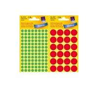 Avery - zweckform pastilles adhésives, diamètre 18mm, blanchescontenu: 96 étiquettes (3170)