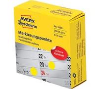 Avery Pastilles de couleurs 19 mm Jaune G