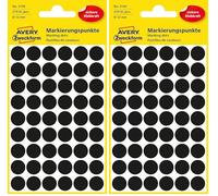 AVERY Zweckform Pastilles de marquage autocollantes Format Ø 12 mm (Lot de 2)