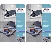 AVERY Zweckform - Pochette de 10 transparents, 2503, Format A4, Impression jet d'encre (Lot de 2)