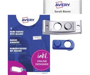 Avery-Zweckform POL35MA66-20DR Porte-badge (l x H) 80 mm x 34 mm 20 pc(s)