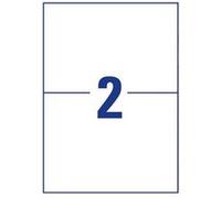 Avery Étiquette plastique L4717REV-20 – 210 x 148 mm film polyester blanc décollable – 40 pc(s)