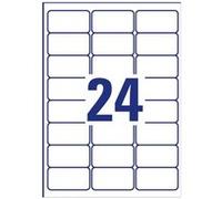 Etiquette plastique Avery-Zweckform L4773-8 63.5 x 33.9 mm film de polyester blanc 192 pc(s) fixation permanente