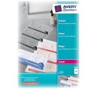 Avery Zweckform - Polyester - mat - clair - A4 (210 x 297 mm) 100 feuille(s) film transparent G