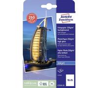 Avery Zweckform Premium C2550-20 Papier photo 10 x 15 cm 250 g/m² 20 feuille(s) ultra-brillant