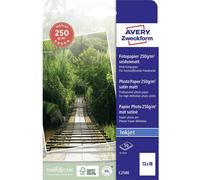 Avery Zweckform Premium C2580 Papier photo 13 x 18 cm 250 g/m² 50 feuille(s) satiné mat