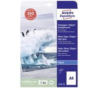 Avery-Zweckform Premium Photo Paper Inkjet 2556-20 Papier photo DIN A4 250 g/m²