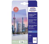 Avery-Zweckform Premium Photo Paper Inkjet C2550-50 Papier photo 10 x 15 cm 250 g/m² 50 feuille(s) ultra-brillant