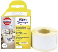 Avery-Zweckform Rouleau d'étiquettes compatible remplace DYMO 1976411 25 x 54 mm film blanc 160 pc(s) fixation permanente