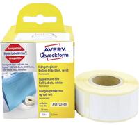 Avery Zweckform Rouleau détiquettes 50 x 12 mm papier blanc 220 pc(s) fixation permanente AS0722460 Etiquette pour dossiers suspendus