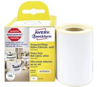 Avery Zweckform Rouleau détiquettes 59 x 102 mm film blanc 50 pc(s) fixation permanente A1976414 Etiquette universelles